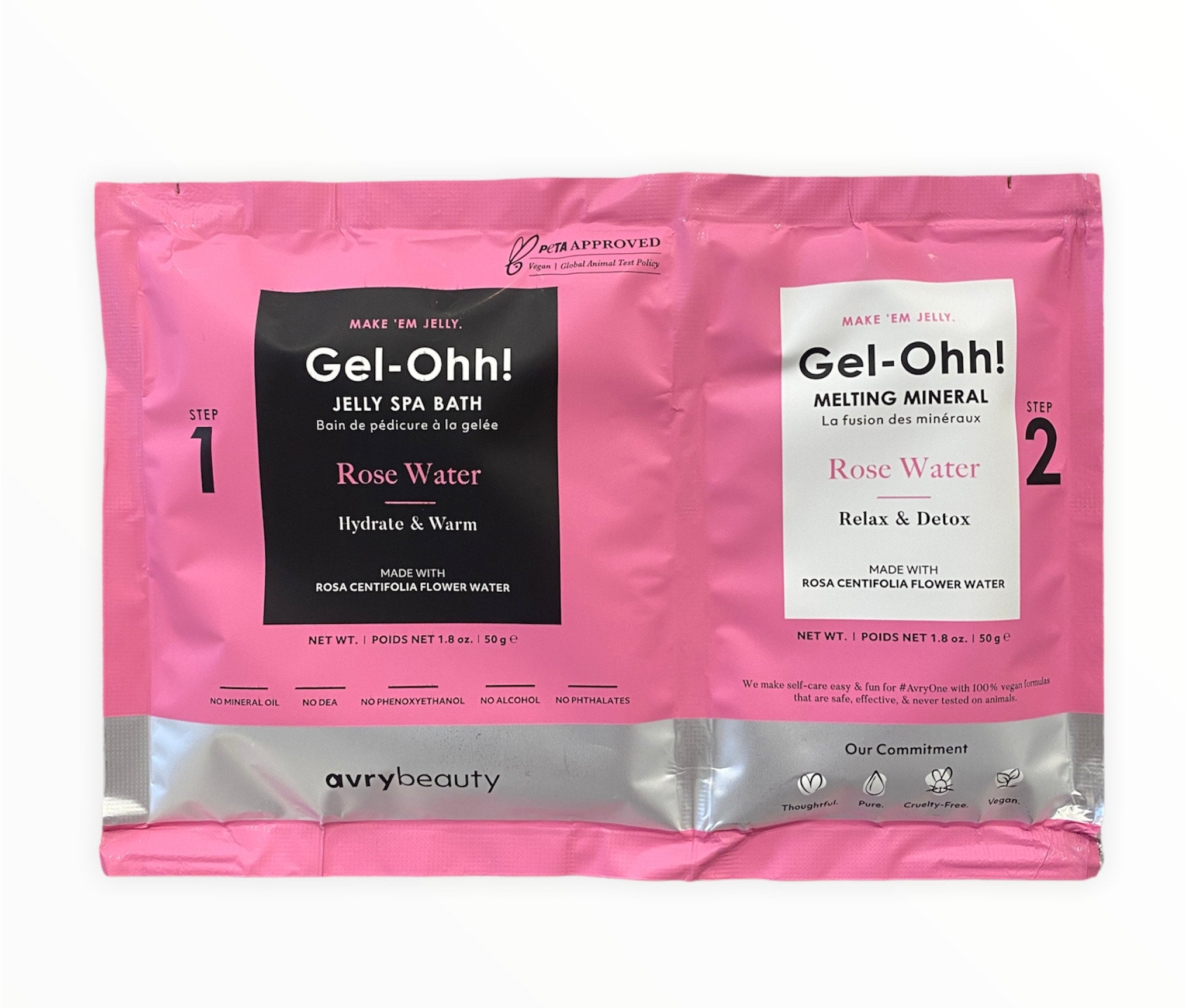 AVRY KIT DE SPA JELLY ROSE 2 PASOS | American Beauty Supply