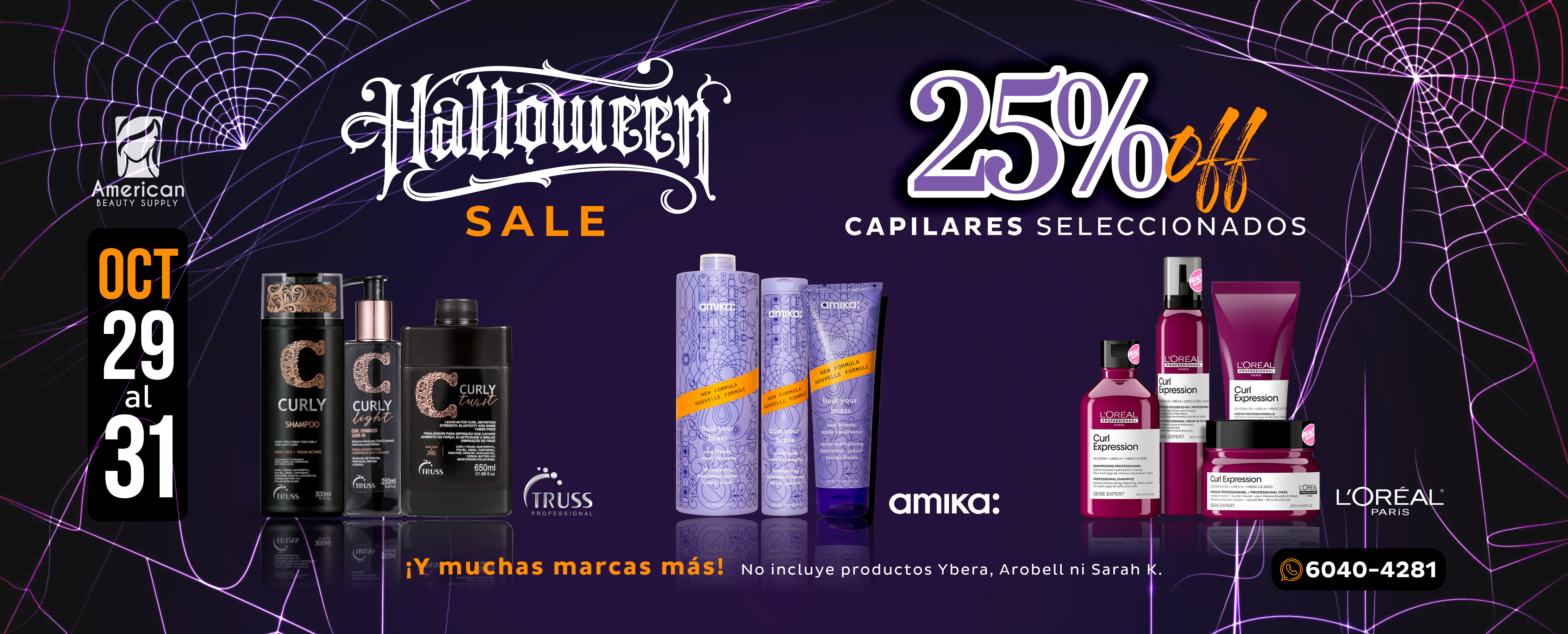 Halloween 20 % capilares
