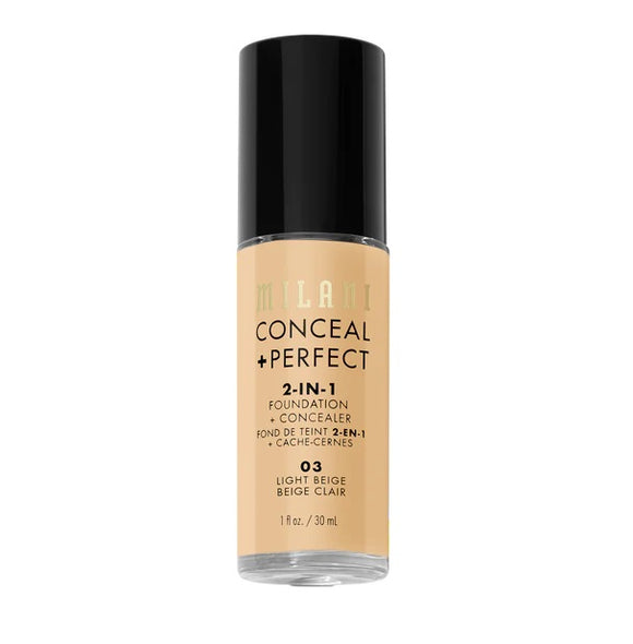 MILANI - CONCEAL + PERFECTA BASE Y CORRECTOR 2 EN 1