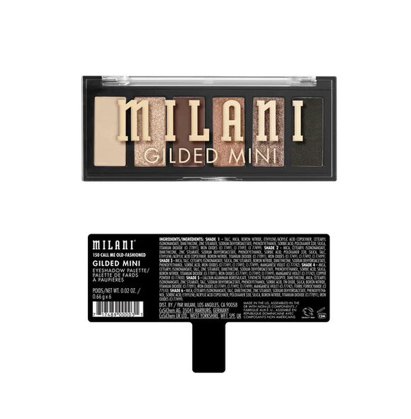 MILANI - GILDED MINI EYESHADOW PALETTES | American Beauty Supply