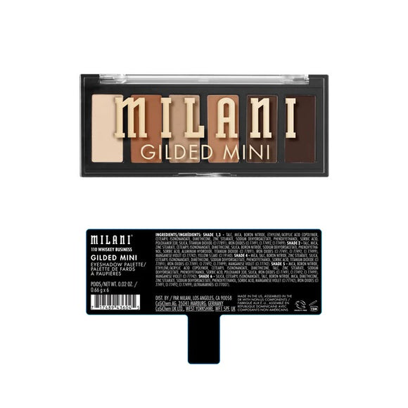 MILANI - GILDED MINI EYESHADOW PALETTES | American Beauty Supply