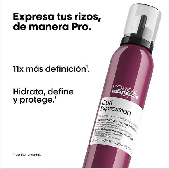 MOUSSE 10 EN1 L'ORÉAL PROFESSIONNEL CURL EXPRESSION 250ML LOREAL CAPILAR