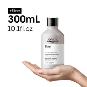 SHAMPOO CUIDADO CANAS L'ORÉAL PROFESSIONNEL SILVER 300ML LOREAL CAPILAR