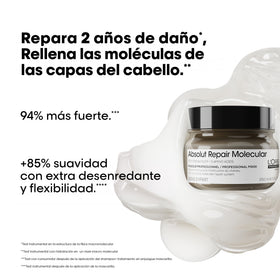 MASCARILLA L'ORÉAL PROFESSIONNEL ABS REPAIR MOLECULAR 250ML LOREAL CAPILAR