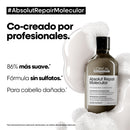SHAMPOO L'ORÉAL PROFESSIONNEL ABS REPAIR MOLECULAR 300ML LOREAL CAPILAR
