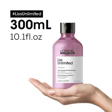 SHAMPOO FRIZZ L'ORÉAL PROFESSIONNEL LISS UNLIMITED 300ML LOREAL CAPILAR