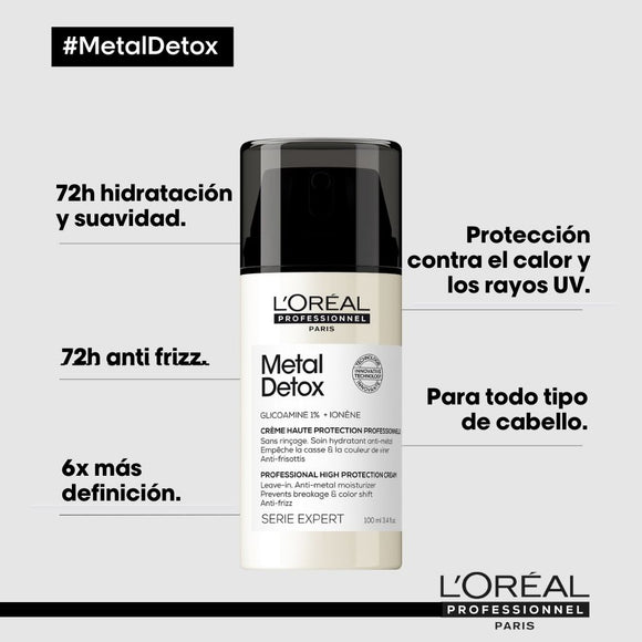 LEAVE-IN PROTECCIÓN L'ORÉAL PROFESSIONEL METAL DETOX 100ML LOREAL CAPILAR