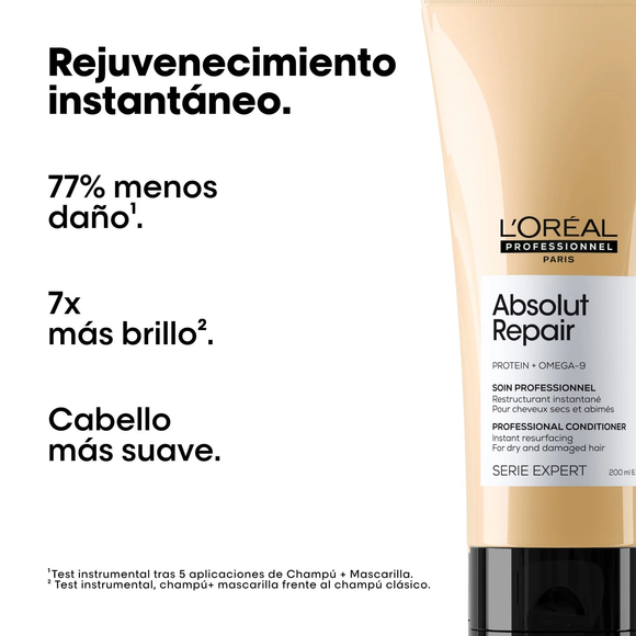 ACONDICIONADOR L'ORÉAL PROFESSIONNEL ABSOLUT REPAIR 200ML LOREAL CAPILAR