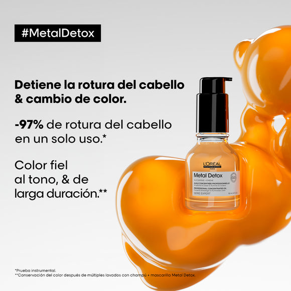 ACEITE CONCENTRADO L'ORÉAL PROFESSIONNEL METAL DETOX 50ML LOREAL CAPILAR