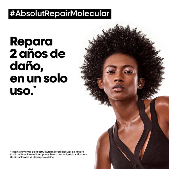 SHAMPOO L'ORÉAL PROFESSIONNEL ABS REPAIR MOLECULAR 300ML LOREAL CAPILAR