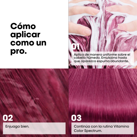 SHAMPOO L'ORÉAL PROFESSIONNEL VITAMINO COLOR SPECTRUM 300ML LOREAL CAPILAR
