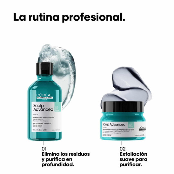 SHAMPOO ANTI GRASA L'ORÉAL PROFESSIONEL SCALP 300ML LOREAL CAPILAR