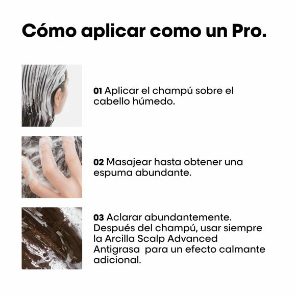 SHAMPOO ANTI GRASA L'ORÉAL PROFESSIONEL SCALP 300ML LOREAL CAPILAR