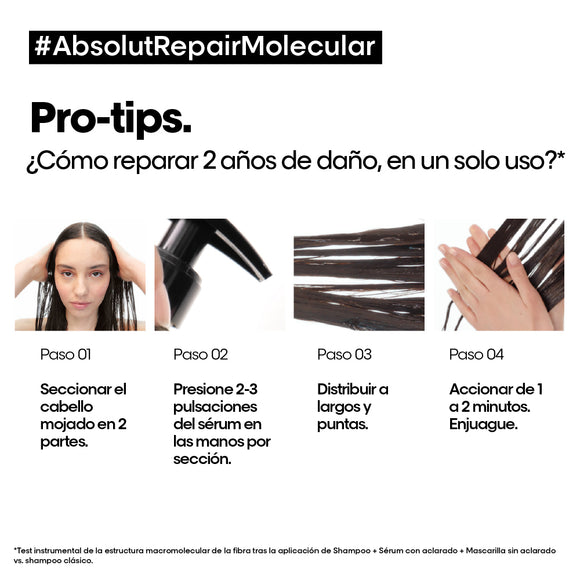LOREAL ABSOLUT REPAIR MOLECULAR LIQUID TRATMENT 250ML L'ORÉAL PROFESSIONNEL