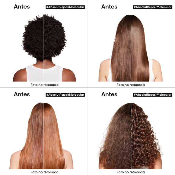 SHAMPOO L'ORÉAL PROFESSIONNEL ABS REPAIR MOLECULAR 300ML LOREAL CAPILAR