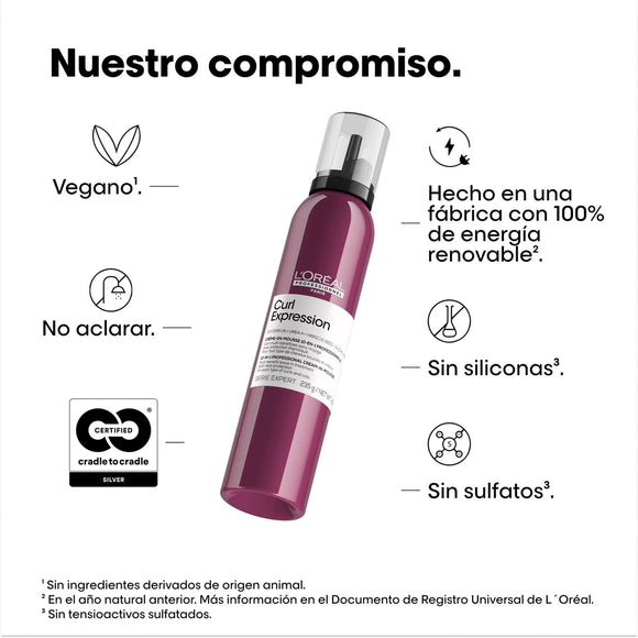 MOUSSE 10 EN1 L'ORÉAL PROFESSIONNEL CURL EXPRESSION 250ML LOREAL CAPILAR