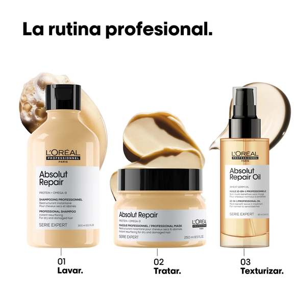 ACEITE 10 EN 1 L'ORÉAL PROFESSIONNEL ABSOLUT REPAIR 90ML LOREAL CAPILAR
