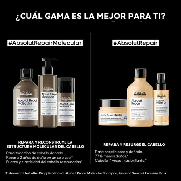 SHAMPOO L'ORÉAL PROFESSIONNEL ABSOLUT REPAIR 500ML LOREAL CAPILAR