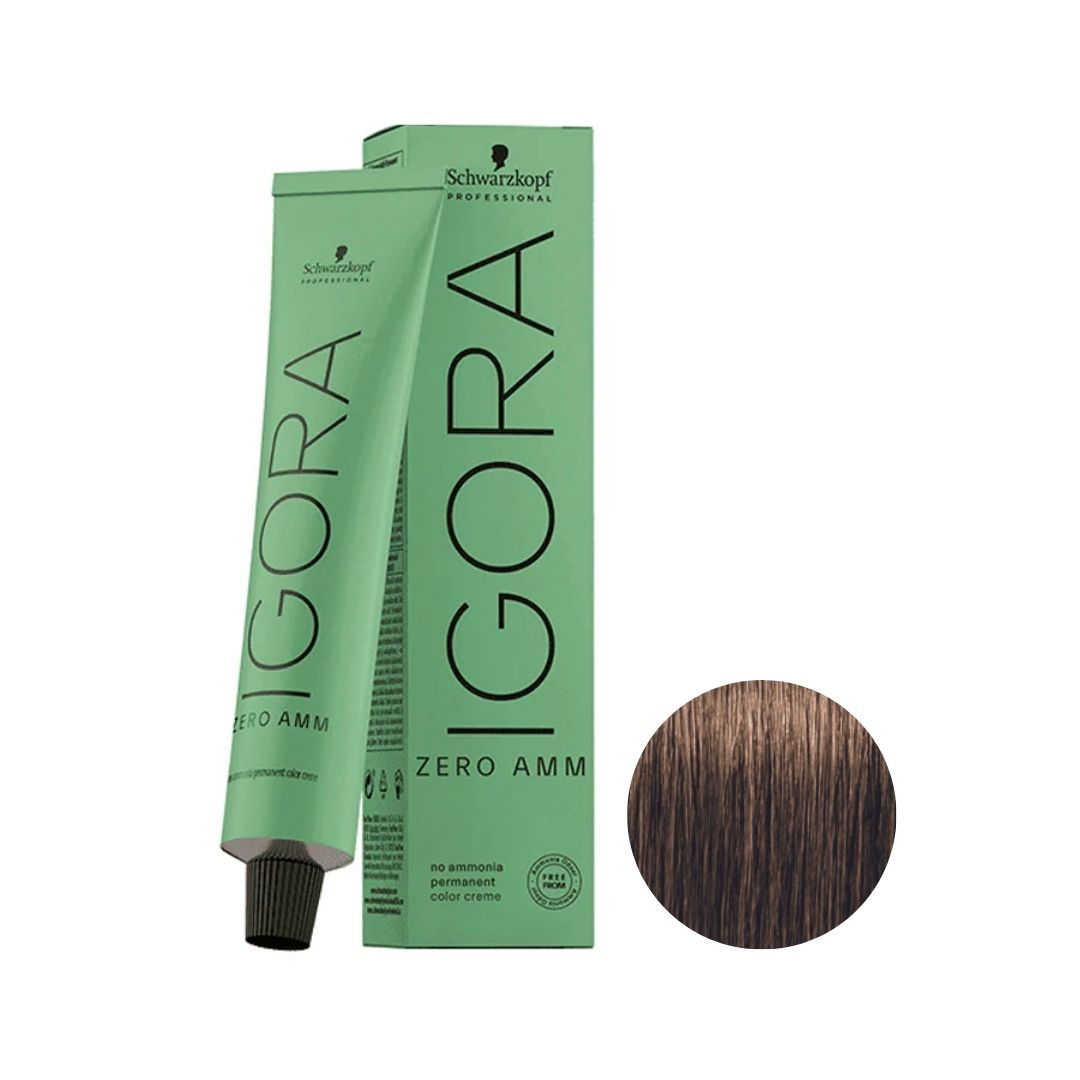 SCHWARZKOPF IGORA ZERO AMM 5-00 CASTAÑO CLARO NATURAL INTENSO 60ML ...