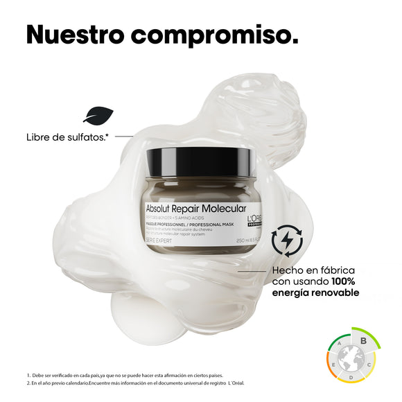 MASCARILLA L'ORÉAL PROFESSIONNEL ABS REPAIR MOLECULAR 250ML LOREAL CAPILAR
