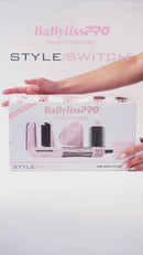 BABYLISS PRO NANO TITANIUM LIMITED EDITION STYLE SWITCH IONIC MULTI-STEYLER & DRYER - PINK (BNTSSPK-5PUX)-2