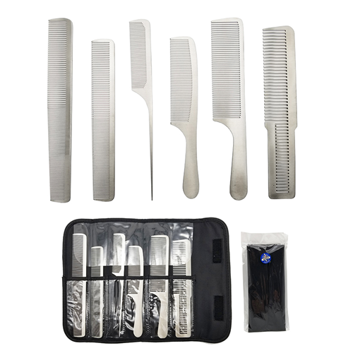 SET DE PEINE METAL X 6 PZAS