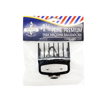 PEINE DE 1-1/2  PREMIUM NEGRO P/ MAQUINA RASURADORA - 0