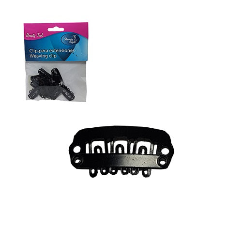 CLIP P/EXTENSIONES NEGRO S