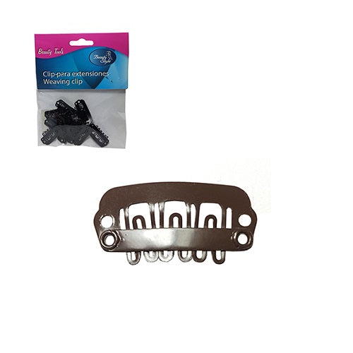 CLIP P/EXTENSIONES MARRON S