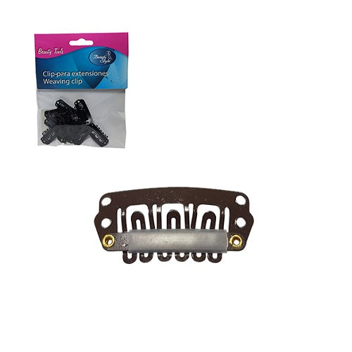 CLIP P/EXTENSIONES MARRON M