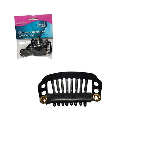 CLIP P/EXTENSIONES NEGRO S