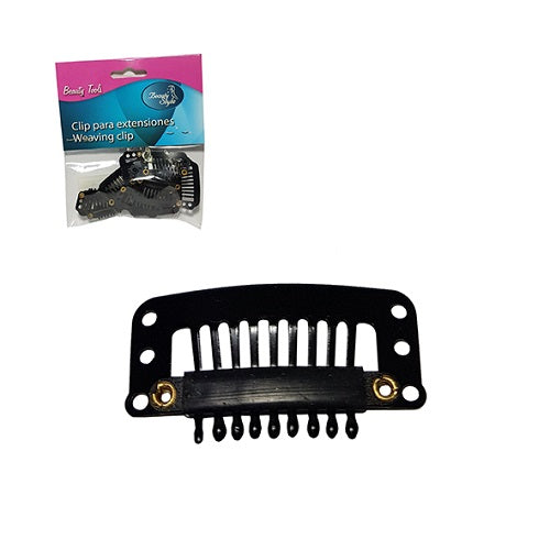 CLIP P/EXTENSIONES NEGRO M