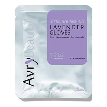 AVRY GUANTES PARA SPA LAVENDER 1PAR AVRYBEAUTY