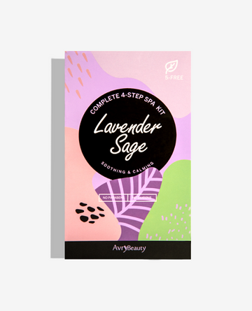 AVRY KIT DE PEDICURE 4 PASOS LAVENDER SAGE AVRYBEAUTY