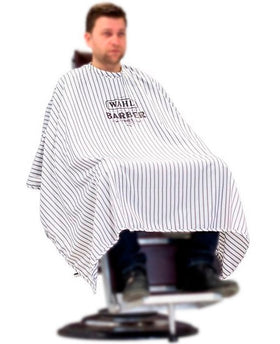 CAPA BLANCA CON RAYAS NEGRAS WAHL BARBER TOOLS - 0
