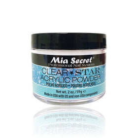MIA SECRET POLVO ACRILICO CLEAR STAR  2OZ (PL430C-STAR)