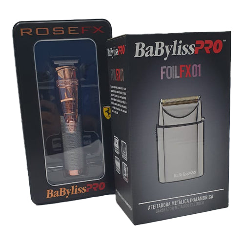 BABYLISS PRO SET TRIMMER CORDLESS ROSE FX + FOIL FX01