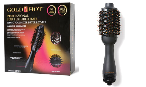 GOLD N HOT CEPILLO & SECADOR IONIC DE CABELLO