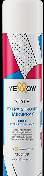 YELLOW HAIR SPRAY EXTRA STRONG 500ML